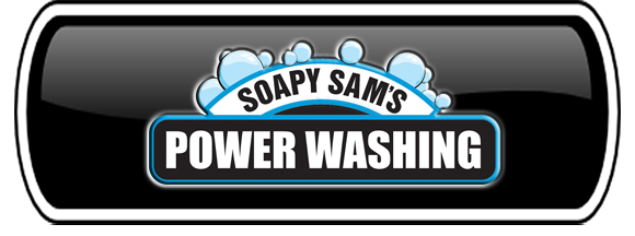 Soapy Sam's Power Washing Logo